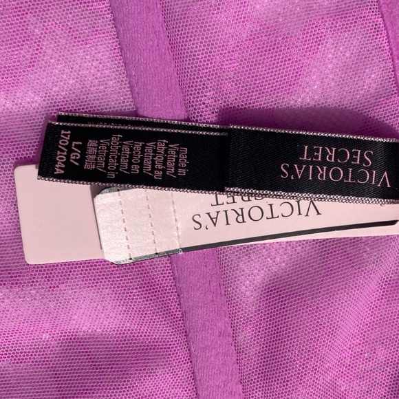 Victoria's Secret Corset Size L Gold Chain Straps adjustable Back Closure Pink - Picture 5 of 9
